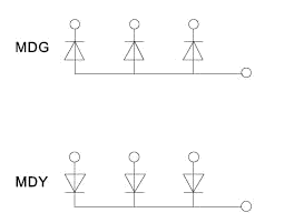 MDG MDY模块电路图