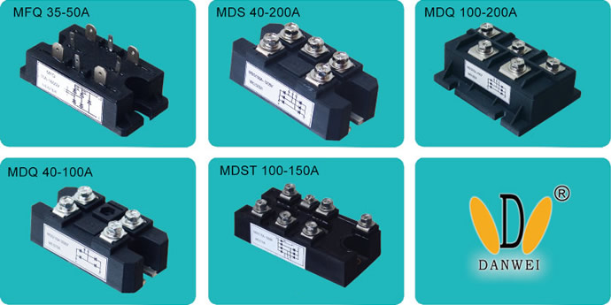 MDS、MDQ单相/三相整流桥模块产品图