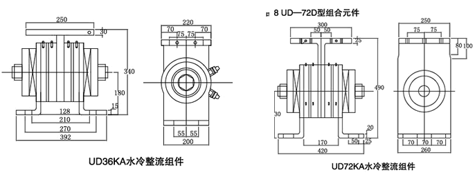 UD-36D型组合元件